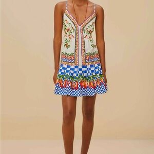 NWT - Never Worn - Farm Rio Picnic Peppers Ainika Mini Dress